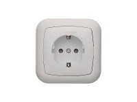 CMI Trend védőérintkezős csatlakozóaljzat-készlet fehér