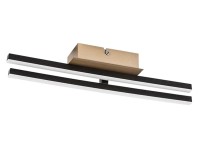 Rábalux Demir beltéri mennyezeti lámpa fekete/arany LED 16W 4000 IP20 Rábalux Demir beltéri mennyezeti lámpa fekete/arany LED 16W 4000 IP20