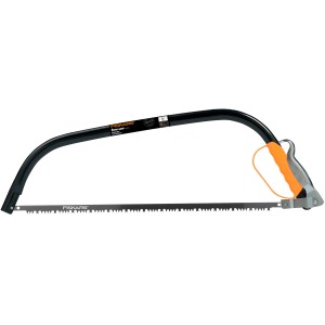 Fiskars SW31 keretes fűrész, 24 hüvelykes, ergonomikus fogantyúval és speciális fűrészlappal nedves fához.