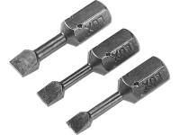 LUX Comfort torziós bitkészlet kereszthornyos csavarokhoz 3 részes LUX Comfort torziós bitkészlet kereszthornyos csavarokhoz 3 részes