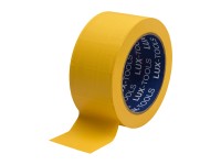 LUX-TOOLS vakolószalag bordázott sárga 33 m x 50 mm