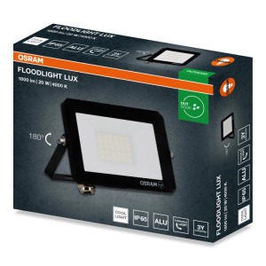 Osram FL Lux LED-es reflektor 20W semleges fehér IP65-ös védelemmel fekete