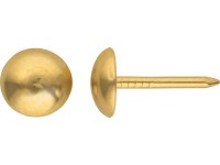 LUX kárpitos díszszeg 11 mm x 12,5 mm sárgarezezett 30 darab LUX kárpitos díszszeg 11 mm x 12,5 mm sárgarezezett 30 darab