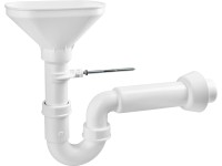 Bűzzáró tölcsérrel együtt 1 1/2