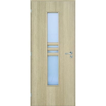 Beltéri ajtólap Cédrus Nida - 2 üvegezéssel balos 210 cm x 90 cm