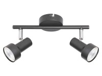 Rábalux Konrad spotlámpa 2-es 26 cm fekete