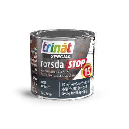 Trinát Rozsdastop matt 7016 antracit 0,25 l