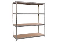 Fémpolcállvány galvanizált 4 polcos 180 cm x 160 cm x 60 CM 250Kg terhelhetőség Fémpolcállvány galvanizált 4 polcos 180 cm x 160 cm x 60 CM 250Kg terhelhetőség