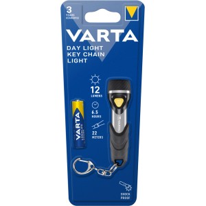 Varta Day Light kulcstartós zseblámpa elemmel, 12 lumen, ütésálló.