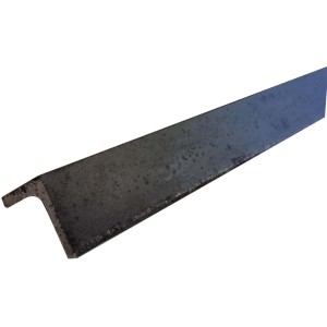 Egyenlő szárú vas szögprofil, 15x15 mm, csatlakoztató és rögzítő elemként való használatra.