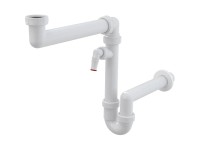 Alca Helytakarékos csőszifon 6/4