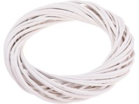 Dekorkoszorú fonott 30 cm fehér