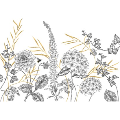 Komar vlies fotótapéta Bumble Bee 350 cm x 250 cm