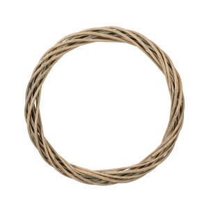 Mica Decorations fűzfa koszorú, Ø 35cm, világosbarna, ideális alap kreatív dekorációs ötletekhez.