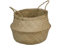 Tengerifű kosár fülekkel 30 cm x 25 cm / 35 cm natúr Tengerifű kosár fülekkel 30 cm x 25 cm / 35 cm natúr