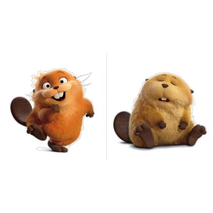 Komar matricák Disney-Pixar Agyugrász két bajkeverő 30 cm x 30 cm 2 db
