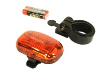 Hátsó villogó kerékpárra elemmel Hátsó villogó kerékpárra elemmel