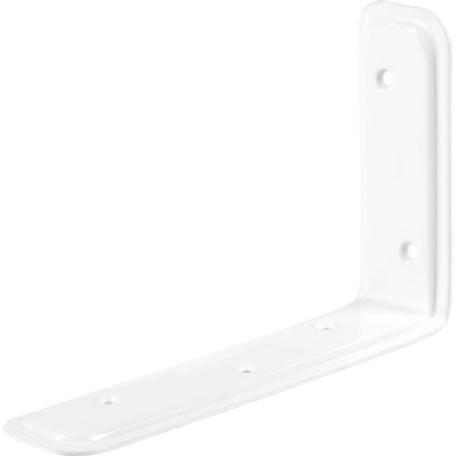 Támasztó-sarokösszekötő fehér porszórt 80 mm x 120 mm x 40 mm