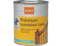 OBI Premium színtelen lakk átlátszó selyemmatt 375 ml