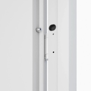 Rea kültéri fém bejárati ajtó fehér jobb