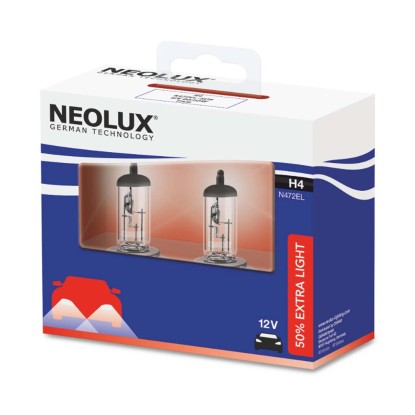 Neolux Extra Light H4 Duo-Box P43T 12 V 55 W
