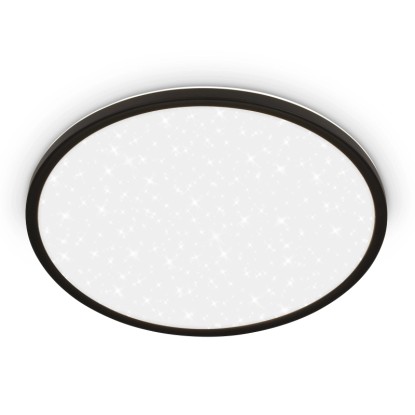 Brilo Slim csillagos égbolt LED-panel semlegesfehér fekete 3,3 cm x 37,5 cm