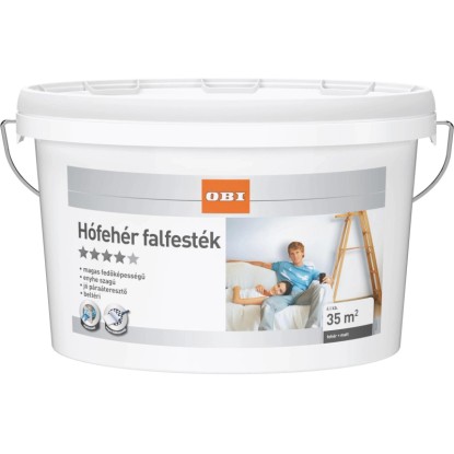 OBI diszperziós falfesték hófehér 4 l