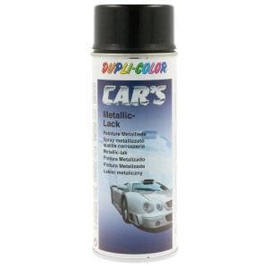 Dupli-Color Cars Fekete metál spray festék, 400ml autójavításhoz.