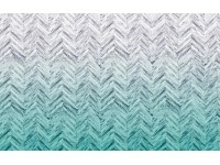 Komar vlies fotótapéta Herringbone Mint 400 cm x 250 cm