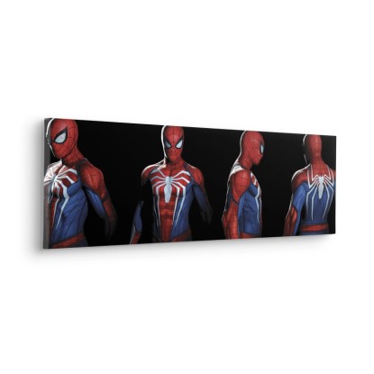 Komar Marvel Spider-Man Portrait Photos feszített vászonkép kék