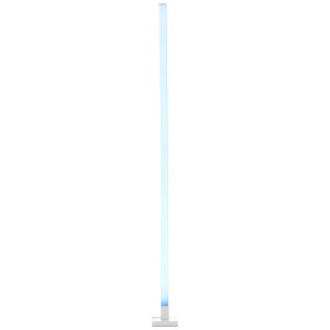 Fehér LED design állólámpa Neele RGB + CCT funkcióval, 12,5 cm átmérő.