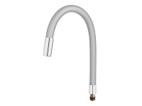 Elastico rugalmas kifolyócső mosogató csaptelephez ezüst