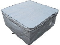 Nordlys pezsgőfürdő-védőtető 212 cm x 212 cm x 12 cm ezüst