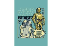 Komar Star Wars Beep Boop falikép 50 cm x 70 cm kék Komar Star Wars Beep Boop falikép 50 cm x 70 cm kék