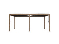 Pergola Mirador Deluxe 3 m x 6 m ébenfa barna utánzat Pergola Mirador Deluxe 3 m x 6 m ébenfa barna utánzat