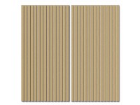 Akusztikus panel falburkolat tölgy MDF natúr akusztikus filcen szürke 119,8 cm Akusztikus panel falburkolat tölgy MDF natúr akusztikus filcen szürke 119,8 cm