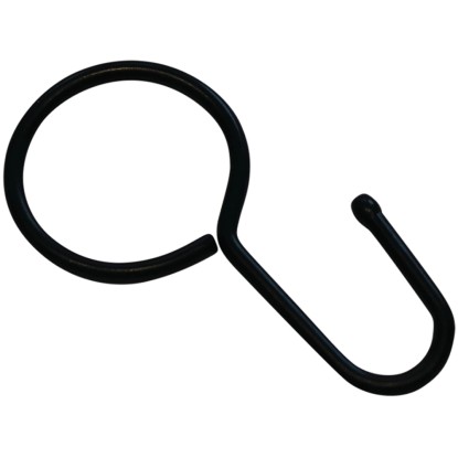 Gardinia függönykampó zsinórfeszítő szettekhez fekete-matt 20 db