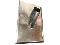 Esővédő lemez kétrészes horganyzott