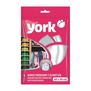 York vákuum tárolózsák 60x90cm, textil tároló ruhákhoz.