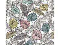 Noblessa Leaves asztalterítő 1,4 m - méteráru Noblessa Leaves asztalterítő 1,4 m - méteráru