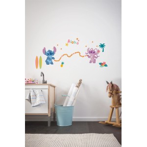 Komar Stitch Aloha dekorációs matricák fali dekorációként a gyerekszobában.