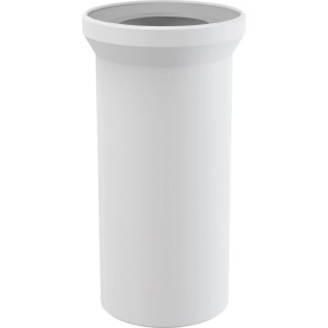 Fehér WC csatlakozócső