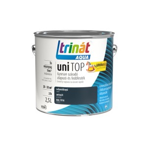 Trinát Uni Top akril festék, antracit, 2,5 literes doboz.