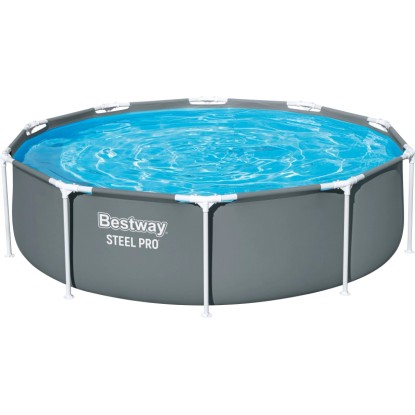 Bestway Steel Pro állványos medence szürke Ø 305 cm x 76 cm