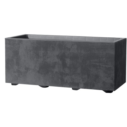 Deroma Millennium virágláda 59 cm x 25 cm x 25 cm antracit