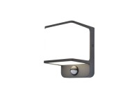 DOBLO LED kültéri falilámpa mozgásérzékelős sötét szürke 14W