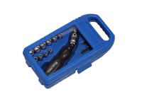 LUX Classic racsnis sarokcsavarhúzó készlet, 31 részes LUX Classic racsnis sarokcsavarhúzó készlet, 31 részes