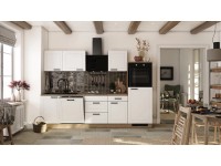 Flex-Well Exclusiv konyha 2327-000 Julia 280 cm matt fehér-Cosmopolitan tölgy Flex-Well Exclusiv konyha 2327-000 Julia 280 cm matt fehér-Cosmopolitan tölgy