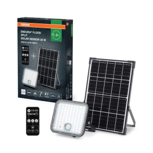 Osram Endura Flood split kültéri napelemes lámpa szenzorral távirányítóval 30W