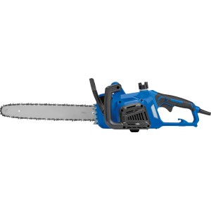 Kék LUX-TOOLS E-KS-2000/405 elektromos láncfűrész 40,6 cm-es vágólappal.